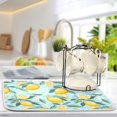 thumbnail image 5 of Summer Floral Lemon Kitchen Drying Mats for Dishes Kitchen Draining Mat Absorbent Dish Drying Pad for Kitchen Counter 18 x 24 Inch, 5 of 6