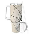 thumbnail image 2 of Pofeuu Spiders On The Web 1 Print 40oz Ice Bully With Handle And Straw Stainless Steel Vacuum Insulated Cup And 2 In 1 Straw Lid, 2 of 8