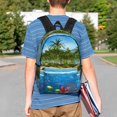 thumbnail image 4 of Easygdp Island And Coral Reef Mochila Ligera de 15 Pulgadas para Estudiantes, Mochila Cómoda para la Escuela y Viajes, Correas Ajustables, 4 of 6