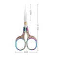 thumbnail image 3 of Retro Embroidery Scissors, Stainless Steel Rainbow Craft Shears DIY Tools for Sewing Art Work Needlework, 3 of 5