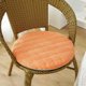 thumbnail image 5 of Cojín redondo para silla (1 unidad), con asiento acolchado, funda extraíble y lavable de felpa, soporte de espuma viscoelástica, ideal para leer y meditar en el suelo (naranja)., 5 of 8
