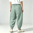 thumbnail image 4 of CONZONE Big Boys Workout Pants Elastic Waist Baggy Joggers for Child Drawstring Wide Leg Fall Casual Trousers with Pockets Size 13-14 Years, 4 of 6