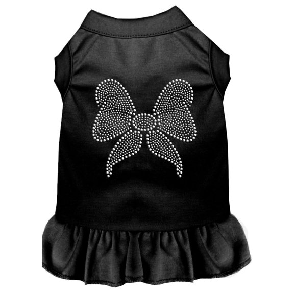Pet Dog  Cat Dress Rhinestone, "Bow"