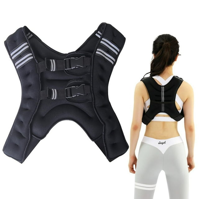 Chaleco de Peso Chaleco de Entrenamiento Fuerza Chaleco Lastrado Ejercicio Chaqueta de Peso Equipo Desarrollo para Boxeo Correr Chaleco Ponderado Gym Casa Hombre Mujer 10KG Durable Resistente