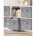 thumbnail image 3 of Cubos de almacenamiento SONGMICS Cattail Grey UROB030G01 30 x 30 cm, 6 unidades, 3 of 7