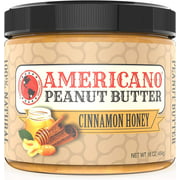 Americano Peanut Butter Creamy, Cinnamon Honey Natural Peanut Butter, 16 Ounce, Peanut Butter Honey Creamy Peanut Butter Natural Peanut Butter All Natural Peanut Butter