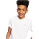 thumbnail image 3 of Camiseta Tommy Hilfiger para niños grandes con cuello en V, CVC, blanca, talla XL, 3 of 3