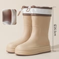 thumbnail image 5 of XIMIN Women Anti Slip Lightweight Soft Rubber Shoes Casual Rain Shoes Work Booties Platform Rain Boots Outdoor Fishing Thick Sole Waterproof Shoes, 5 of 5