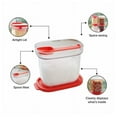 thumbnail image 3 of Tupperware Umami Collection Set of 2 Dry Storage set 500 ml kitchen Containers with Spoon, 3 of 4
