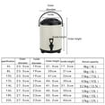 thumbnail image 3 of Stainless steel insulated beverage dispenser, stainless steel food thermos bottle with faucet, 12 hours insulated / refrigerated leak-proof insulated bucket, 3 of 9