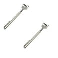 thumbnail image 2 of 2-Pack Extendable Back Scratcher Set - Telescoping Stainless Steel Design for Easy Itch Relief, Portable Body Care Tool with Ergonomic Grip, 2 of 9
