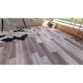 thumbnail image 4 of East West Furniture CA-47EC11 Capitola SPC Vinyl Floor Tiles - 4mm x 7 in x 48 in with 20mil Wear Layer and I4F Click Locking EVA Backing Flooring Planks, 30 sqft/Case, Taupe Gray, 4 of 5