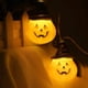 thumbnail image 4 of 6 metros 30 luces solares 8 modos luces decorativas-sombrero calabaza Ofspeizc 2034511-3, 4 of 6