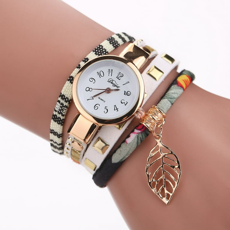 Quartz Watches Beautiful Casual Elegant Weave Watches Girls Wrist Watch For Women Lady New