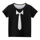 thumbnail image 2 of Niño Pequeño Camisa de Pascua Chico Manga Corta Camiseta Gráfica Cuello Redondo Crop Top para 3-14 Años Niñas Y Chico, 2 of 3
