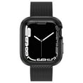 thumbnail image 2 of Allytech Aluminum Case for Apple Watch Series 7 41mm, Shockrpoof Metal TPU Shell All-Roung Edge Protective Case Cover Frame for Apple Watch 7 41mm [No Screen Protector Band] - Black, 2 of 4