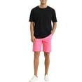 thumbnail image 2 of INSPIRE CHIC Polka Dots Shorts for Men's Father's Day Gift Summer Above Knee Printed Golf Shorts 28 Pink, 2 of 6