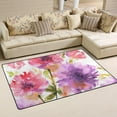 thumbnail image 2 of Coolnut Pink Gerberas Flowers Area Rug Pad - 31 x 20 inch - 100% Light Weight Polyester Fabric for Living - Bedroom, 2 of 6