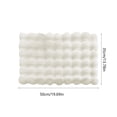 thumbnail image 2 of Pet Self-Warming Bed Pad - Thickened Plush Thermal Mat for Indoor & Feral Cats, Small to Medium Dogs, Soft Warm Pet Blanket with Non-Slip Waterproof Bottom for Cold Weather, 19.69*13.78in, Beige, 2 of 6