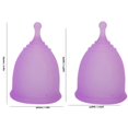 thumbnail image 4 of Women Menstrual Cup Feminine Hygiene Cup Cleaning Machine Set Menstruation Supplies Reusable (S x 1 L x 1 ), 4 of 4