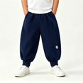 thumbnail image 2 of XXWXYD Toddler Boys Jogger Pants Premium Cotton Blend Elastic Comfort Waist Soft Casual Sweatpants for Boys Girls Daily Play School Outdoor Activity Everyday Relaxed Wear, 2 of 5
