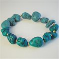 thumbnail image 1 of Designer Jewelry RM336 Turquoise Large Nuggets Bracelet, 1 of 1