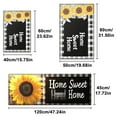 thumbnail image 4 of YIMEIS Flannel printed area floor mats, kitchen decorative mats, door mats, and bedroom bathroom carpet mats Home Warm Sunflowers 15.7'' x 23.6''+17.7'' x 47.2'', 4 of 9