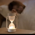 thumbnail image 3 of Lámpara de noche Yinane iluminación de larga duración decoración de escritorio blanco, 3 of 8