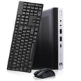 thumbnail image 1 of HP EliteDesk 800 G4 Mini PC de computadora para Negocios, Intel Core i5-8500, 16 GB RAM DDR4, 512 GB SSD con Mouse y Teclado Windows 11 Pro (reacondicionado), 1 of 5