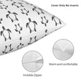 thumbnail image 3 of Wukai Hand Drawn Turtle Premium Polyester Fleece Pillow Covers with Hidden Zipper Closure,Luxuriously Soft and Durable-20"x20", 3 of 7