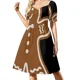 thumbnail image 3 of Vestido sin mangas Gingerbread Hugs, vestido elegante y chic para mujer, vestidos sueltos elegantes para mujer, vestidos, vestido, 3 of 7
