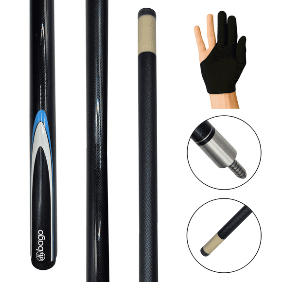 Taco de Billar Bago Desarmable de Grafito Color Azul