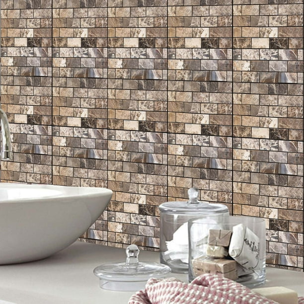 Simulation Wall Stickers Self-stick Kitchen Bathroom Decor