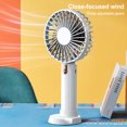 thumbnail image 4 of Ventilador de mano Cateissary 2 en 1 recargable portátil ajustable blanco, 4 of 6