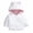 White, variant on VERUGU Baby Jacket Newborn Infant Boy Girl Cute Ear Hooded Pullover Tops Warm Coat White 3-6 Months