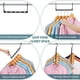 thumbnail image 3 of Organizador de Closet AMKUFO Paquete de 6 Perchas Mágicas para Ahorrar Espacio, 3 of 9