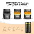 thumbnail image 4 of Pilas Recargables AAA imuto 1300mWh 1.5V Paquete de 4, 4 of 6