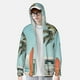 thumbnail image 2 of Fotbe Vintage Surf Van Beach Chaqueta con Protección Solar UPF 50+ para Hombre y Mujer, Camisa con Capucha y Bolsillos-Large, 2 of 7