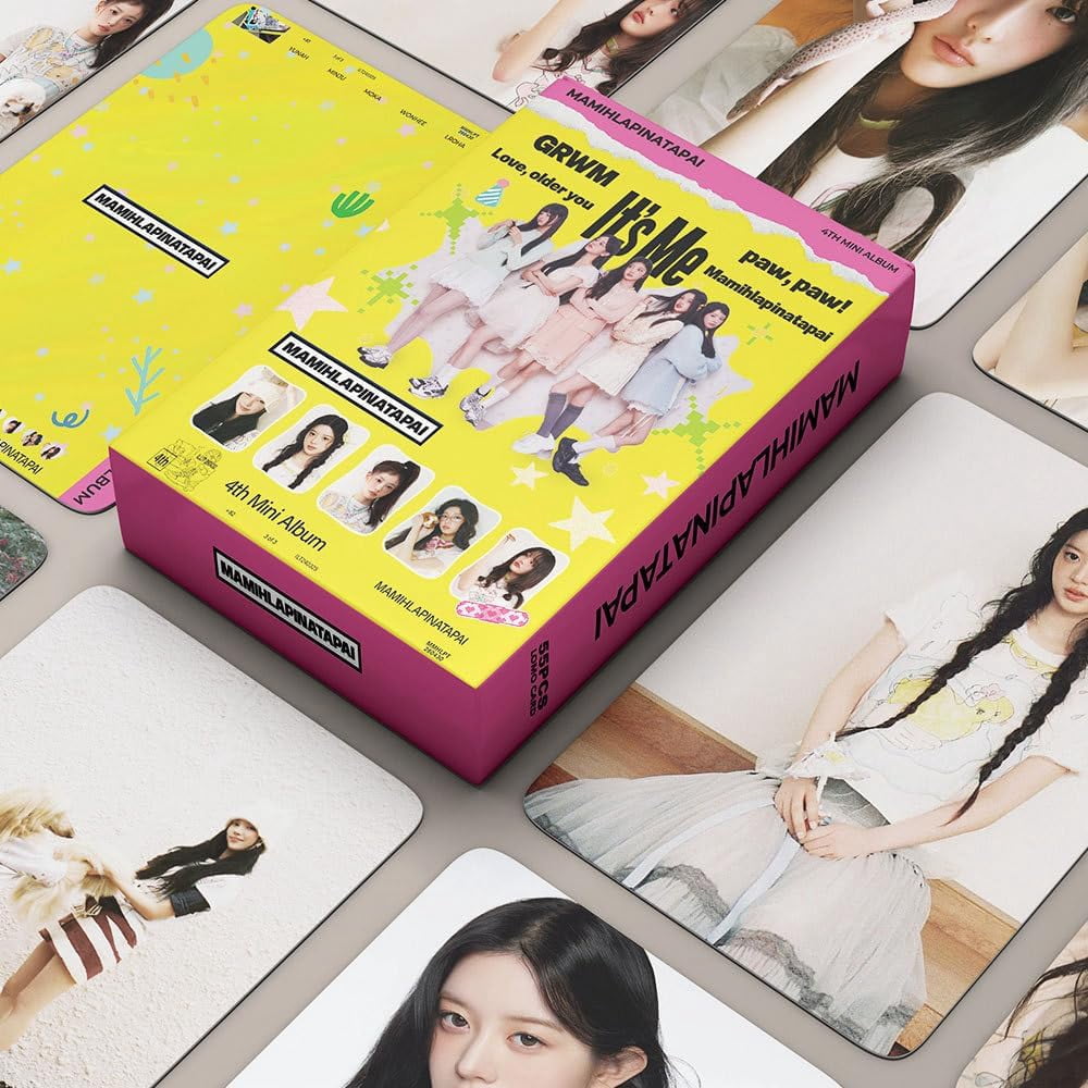 ILLIT モカ MAMIHLAPINATAPAI walmart トレカ ILLIT 4th Mini Album MAMIHLAPINATAPAI Lomo Card Set - 55PCS HD