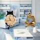 thumbnail image 2 of Reloj de pared,Reloj de pared decorativo para baño y dormitorio.,Figura de lector abstracto,Estatua de pensador abstracto,arte,artesanías,decoraciones,Figuras humanas decorativas para, 2 of 8