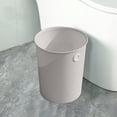 thumbnail image 6 of Qholemyo Modern Plastic Round Open Top Waste Basket Suitable For Household Bathroom Kitchen Bedroom Office Indoor Waste Bin Trash Can, 6 of 7