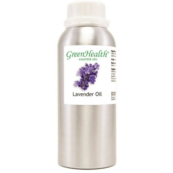 Lavender Essential Oil – 8 fl oz (237 ml) Aluminum Bottle w/Plug Cap – 100% Pure Essential Oil