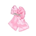thumbnail image 3 of Goody Luxe Puffer Bow Barrette, Icy Pink Blossom, Stay-Tight Hair Clip, 1 Count, 3 of 7