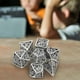 thumbnail image 2 of Dados poliédricos Sunnimix 7 piezas D20 D12 D10 D% D8 D6 D4 bronce, 2 of 8