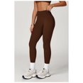 thumbnail image 3 of Pantalones de Yoga de cintura alta ajustados de lijado, pantalones deportivos for levantar la cadera y el vientre, pantalones deportivos for correr al aire libre, 3 of 7