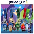 thumbnail image 2 of 5Pcs Disney Inside Out Toys Keychian Car Key Model Children's Pendant Accessories Cute Keychians Children Keyring Birthday Gifts, 2 of 5