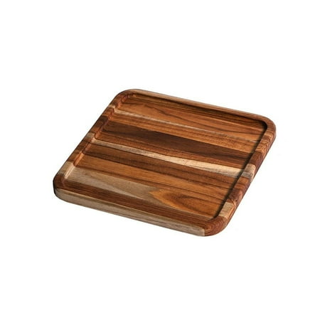 

TeakHaus Essential Edge Grain Square Serving Tray | 8 x 8 x .5
