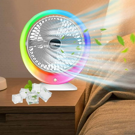 

IWRUHZY Portable Fan Running Horse Lamp Electric Fan 3 Speed Wind Speed Sleep Natural Conditioner Small Fan Portable Office Cycling Fan Dormitory USB Cycling Fan Gift