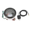 thumbnail image 3 of Tacómetro GPS 3 en 1 200MPH 85mm 9-32V 7 colores retroiluminado antiniebla Universal para barco coche RV motocicleta esfera negra cubierta negra, 3 of 12