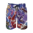 thumbnail image 2 of Power Rangers Mens Board Shorts Quick Dry Swim Trunk Lightweight Soft Swimsuit Youth Bathing Suit for Boys S, 2 of 8